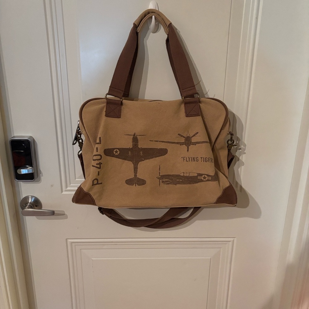 Brown Canvas Men's Bag